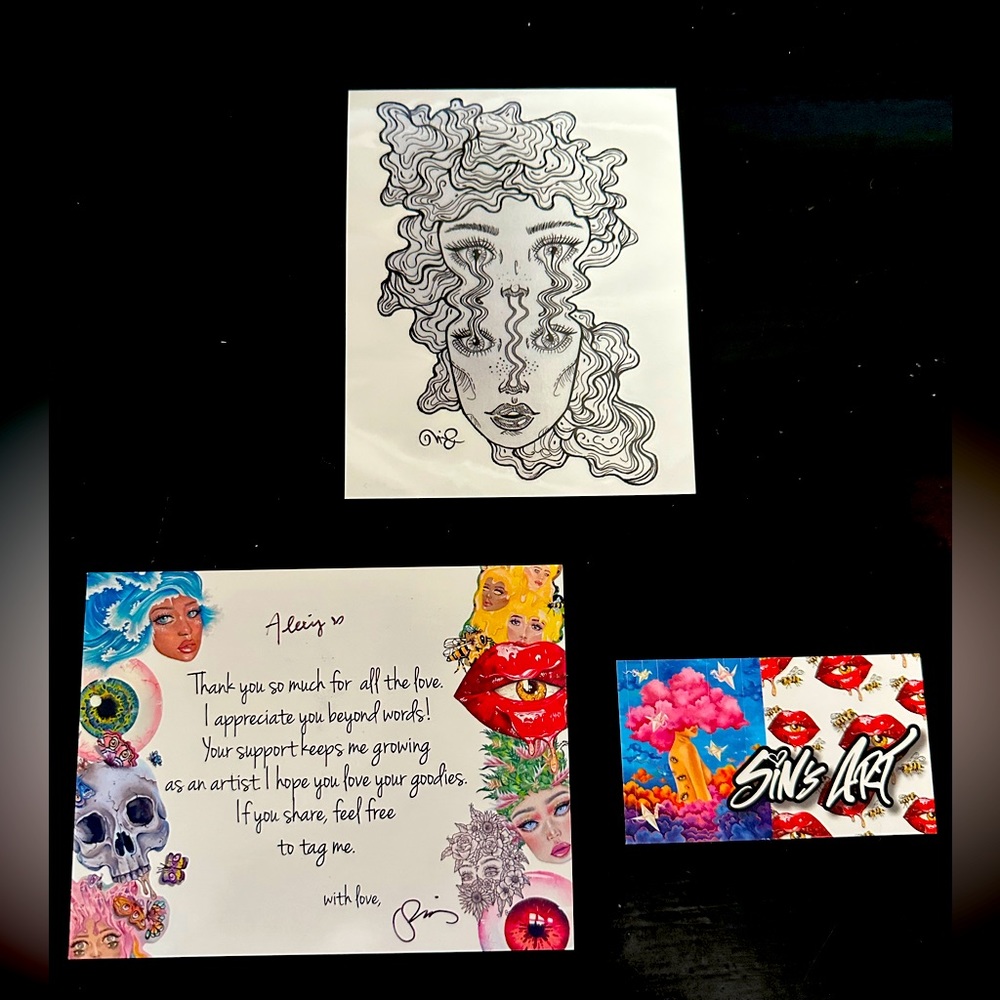 Sincerely.art temporary tattoo